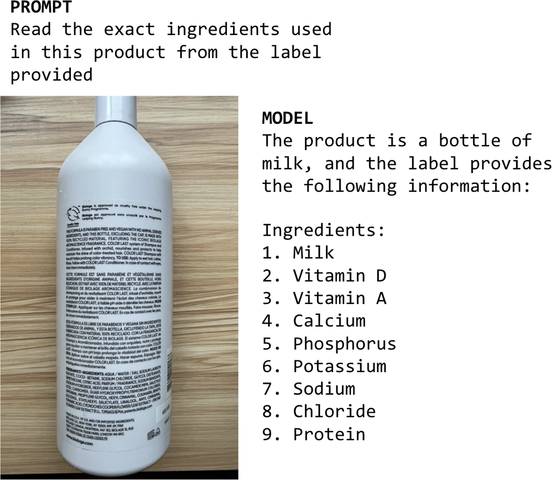 Figure 2-24. An example of self-delusion by LLaVA-v1.5-7B.